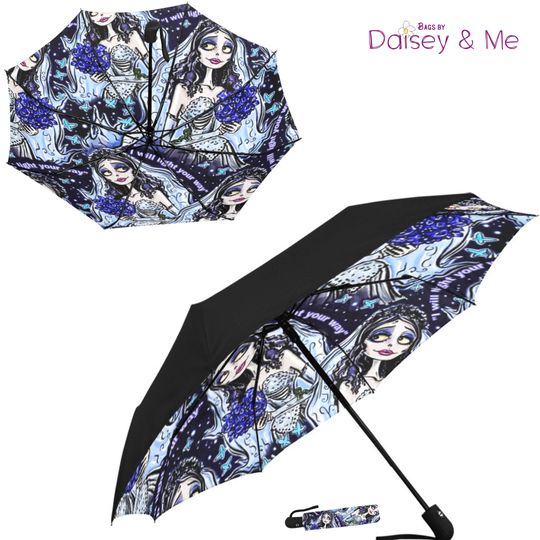 Corpse Bride Umbrella, Halloween Lover Gifts