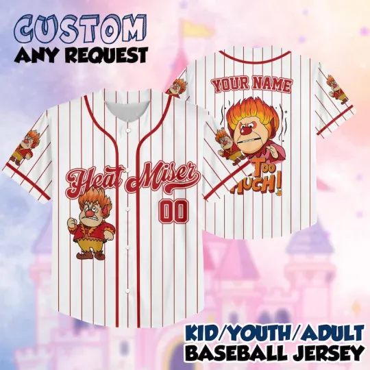 Discover Miser Brothers Heat Miser custom BASEBALL JERSEY All sizes JN2235