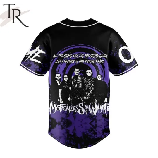 Discover Motionless in White Masterpiece Custom Baseball Jersey