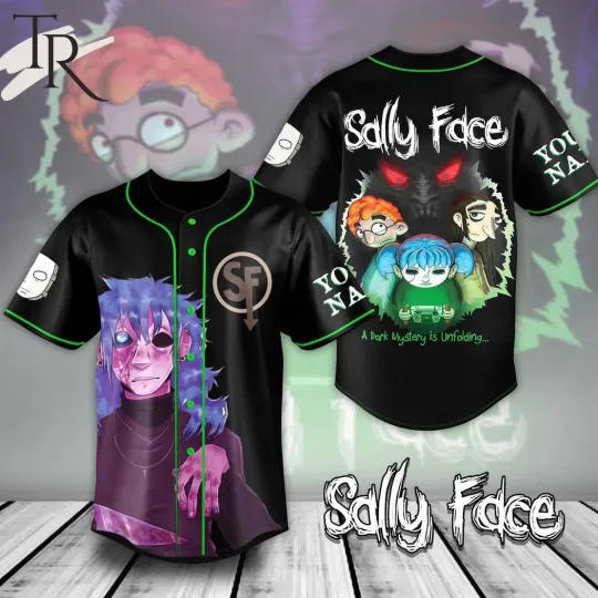 Sally Face A Dark Mystery Is Unfolding Custom Baseball Jersey