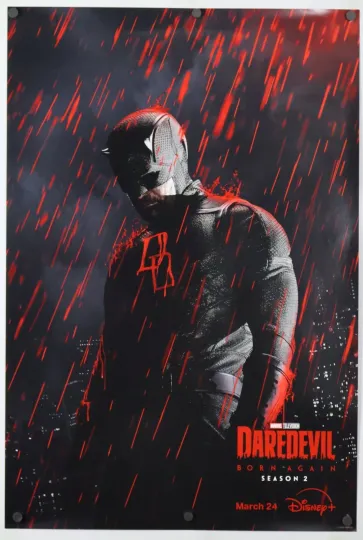 Discover Daredevil Born Again original DS movie poster 27x40 US Season 2 Advance