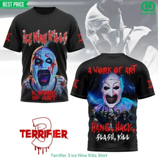 Discover 3 Ice Nine Shirt 3D All Over Print Tee For Fan Full Sizes