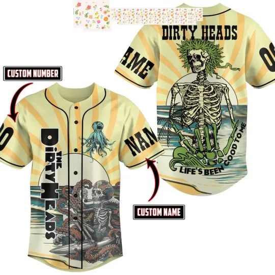 Discover Dirty Heads Life s Been Good To Me Personalized Baseball Jersey