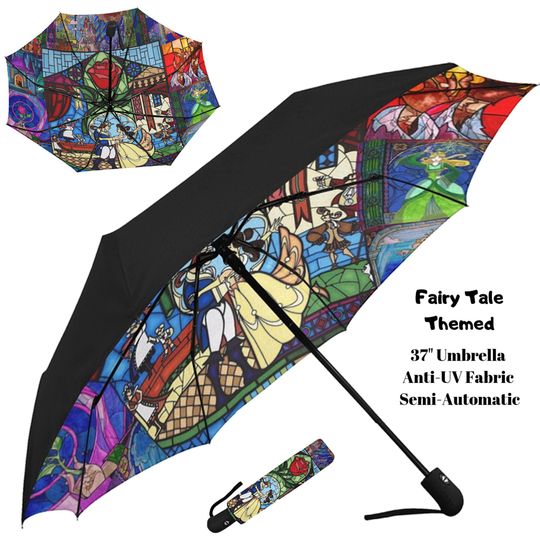 Beauty and Beast Umbrella, Gifts for Her