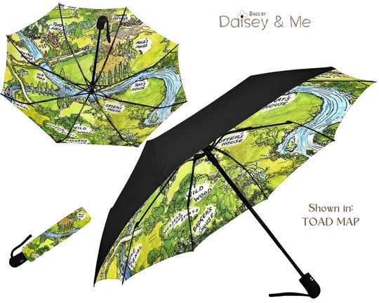 Discover Mr Toad  Rain Gifts  Umbrella  Wind in the Willows  Travel Gifts  Weekend Gifts  Multifunction Bags  Crossbody Bags for Women
