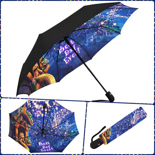 Tangled Rapunzel Umbrella, Tangled Princess Rapunzel & Flynn Umbrella