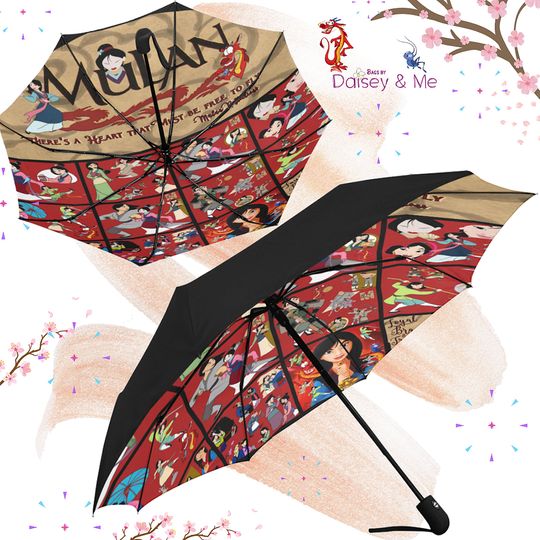 Mulan Mushu Umbrella, Gift for Her