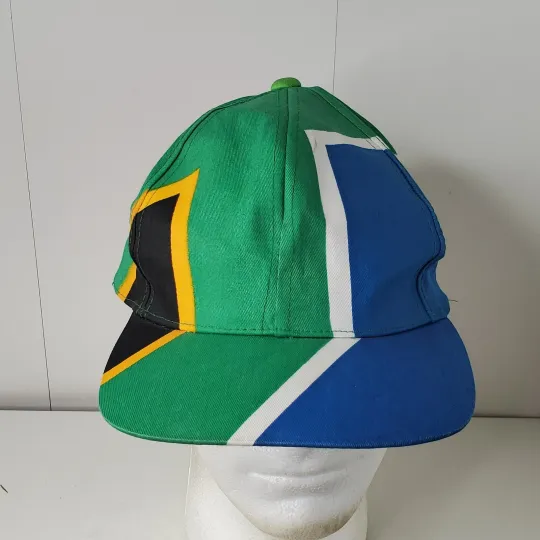 Discover Vintage South Africa AOP All Over Print Colours Colors Snapback Hat Baseball Cap