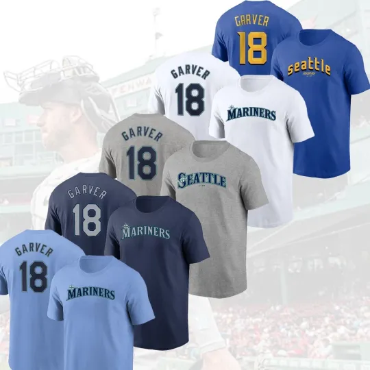 Discover Mitch Garver #18 Seattle 2025 Player Name & Number Gift Fans