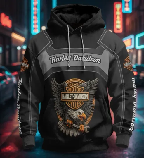 Discover Harley Racing Davidson 3D Hoodie lts