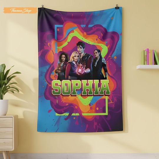 Discover Personalized Zombies 4 Blanket, Custom Name, Dawn of the Vampires Throw Blanket