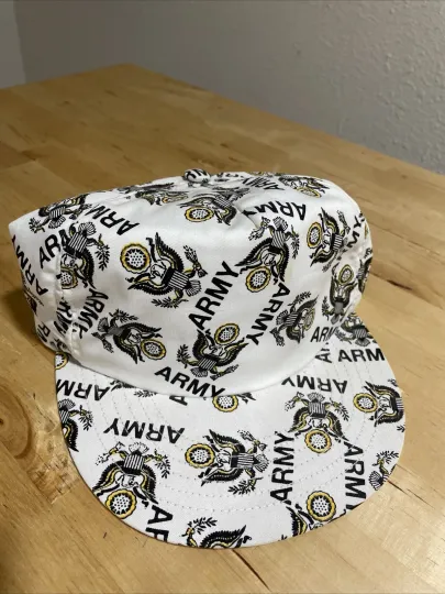 Discover VINTAGE Army US Military Hat Cap The Game All Over Print AOP Trucker New