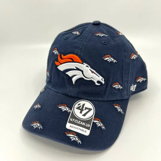 Discover Denver Broncos Hat Mens Blue AOP Strap '47 Brand Baseball Cap Football football New