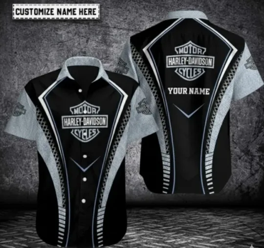 Discover Personalized Harley Racing Davidson 3D hawaiian Shirt