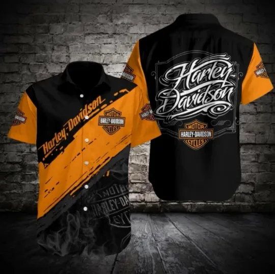 Discover Harley Racing Davidsonn 3D Hawaiian Shirt