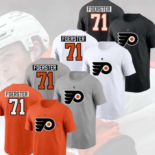 Discover HOT - Tyson Foerster #71 Philadelphia Flyers 2025 Player Name & Number S–5XL Fan
