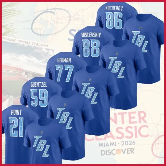 Discover Tampa Bay Lightning 2026 NHL Stadium Series Player: Kucherov, Guentzel, Hedman