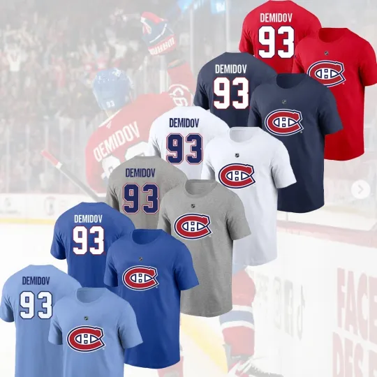 Discover SALE 30% - Ivan Demido #93 Montreal Canadiens 2025 Player Name & Number For Fans