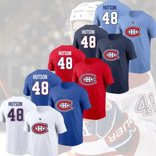Discover SALE 30% - Lane Hutson #48 Montreal Canadiens 2025 Player Name & Number For Fans