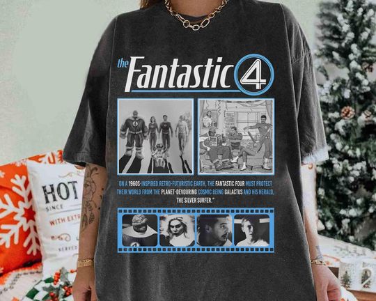 Discover Marvel The Fantastic Four First Steps T-Shirt, Marvel Studio Superhero Shirt