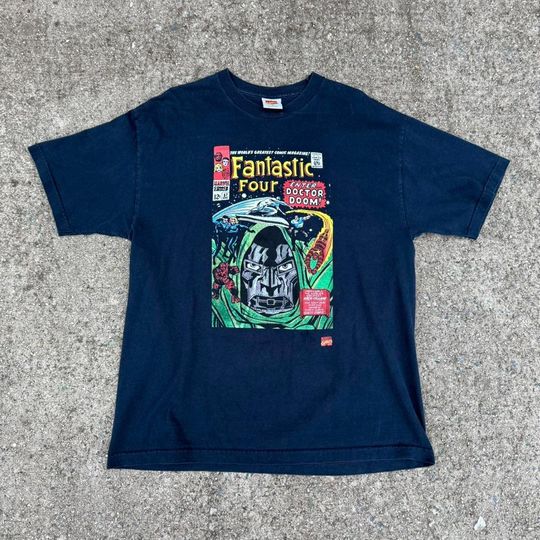 Discover Vintage Marvel Comics Fantastic Four Dr. Dooom T-shirt