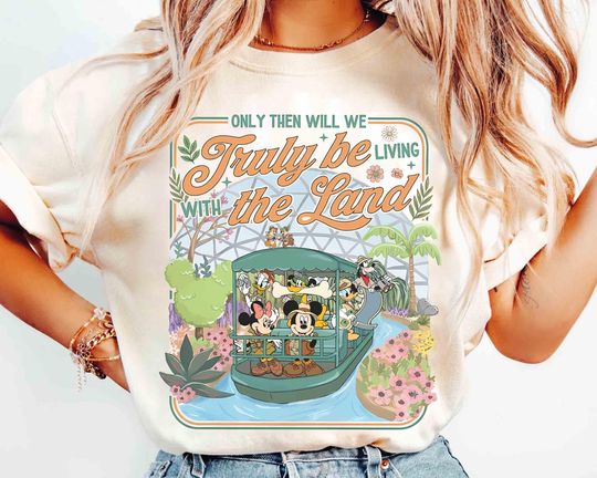 Discover Mickey & Friends Epcot The Land Disney Ride T-shirt