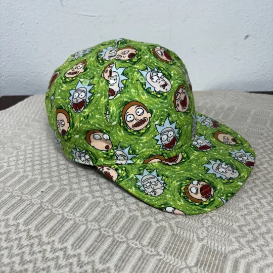 Discover Rick And Rickandmorty SnapBack Hat Baseball Cap Bioworld Adult Swim All Over Print AOP