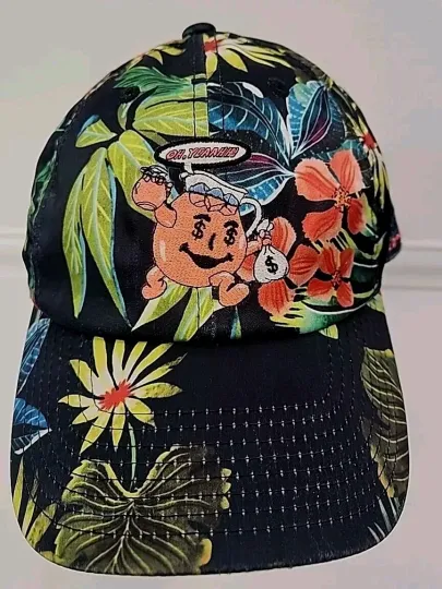 Field Grade Coolaide Money Monster Tropical Hat Strapback Cap Embroidered AOP