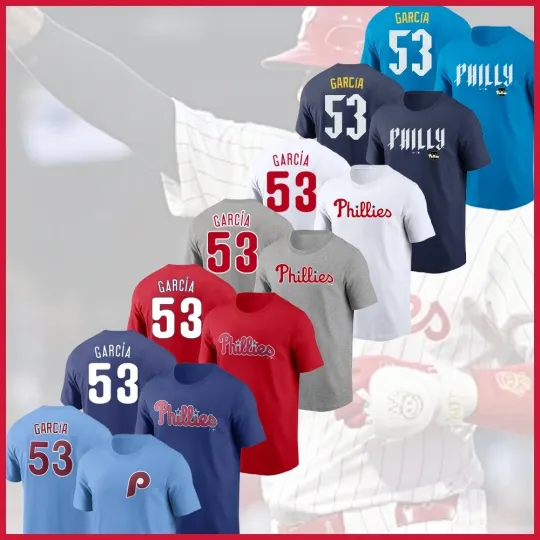 Discover Adolis García #53 Philadelphia 2025 Player Name & Number S-5XL