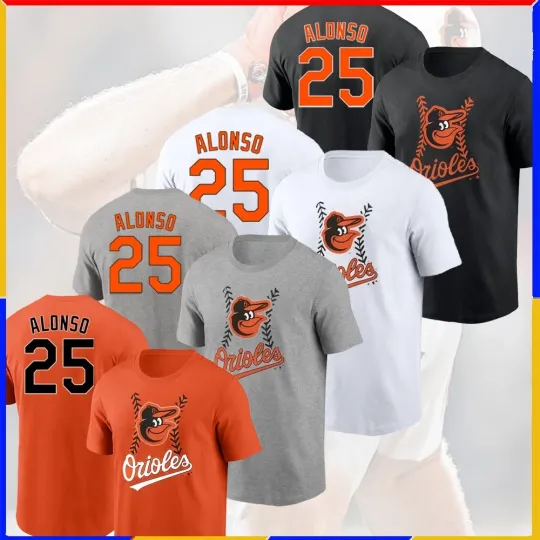 Discover Welcome Pete Alonso #25 Baltimore Team 2025 Name & Number Gift For Fans S-5XL