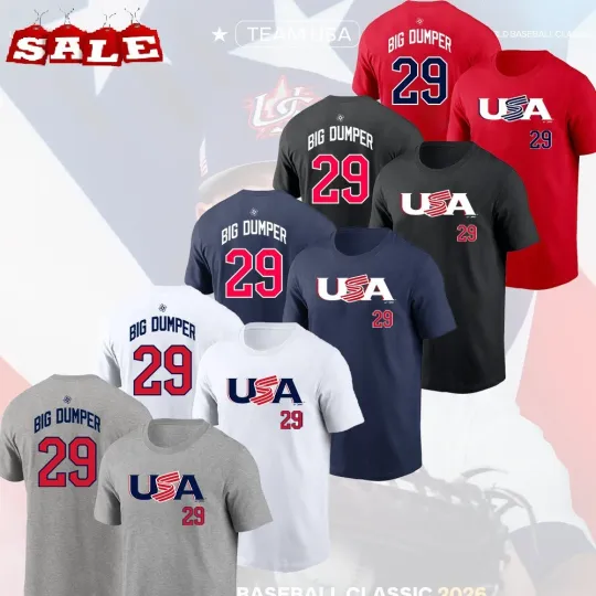 Discover Big Dumper #29 Cal Raleigh 2026 World Baseball Classic USA Team Player For Fans