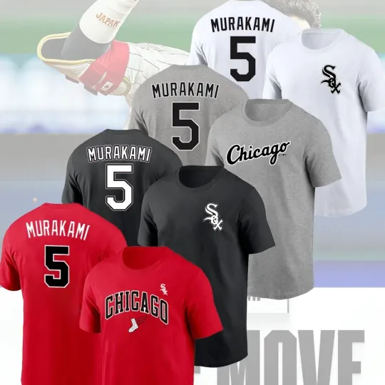Welcome Munetaka Murakami #5 Chicago 2025 Player Name & Number Fans