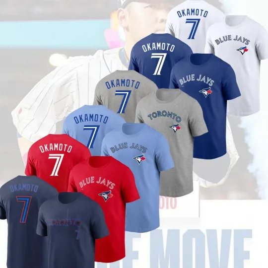 Discover Welcome - Kazuma Okamoto #7 Toronto 2026 Player Name & Number S-5XL