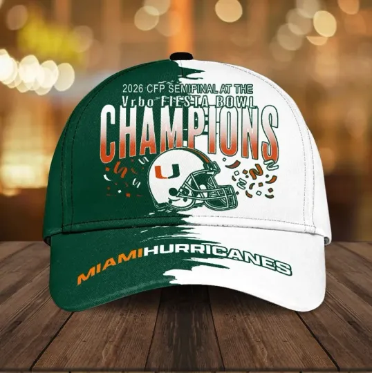 Discover Miami Football Champions Classic Hat AOP Fans Giit