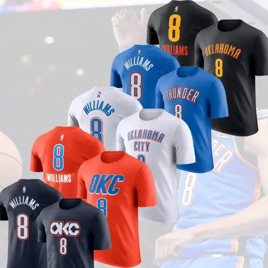 Discover Jalen Williams #8 Oklahoma City Team 2026 Player Name &Number For Fans