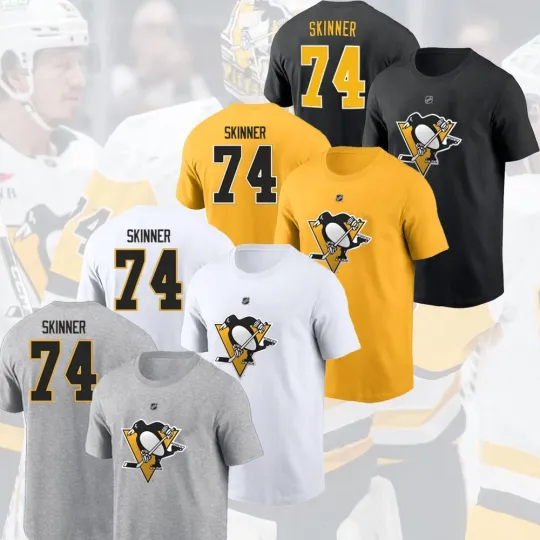 Discover Stuart Skinner #74 Pittsburgh 2026 Player Name & Number For Fans