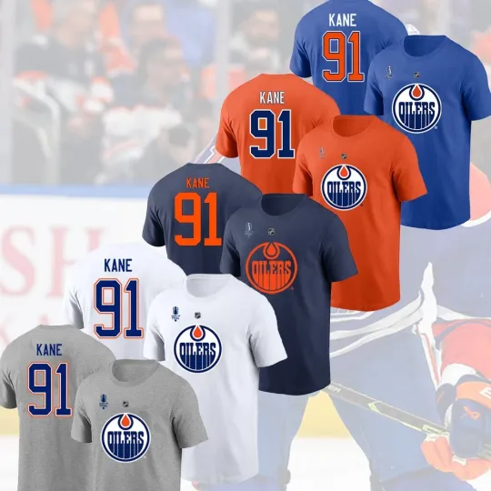 Discover Evander Kane #91 Edmonton 2025 Stan.ley Cup Final Name & Number Fans