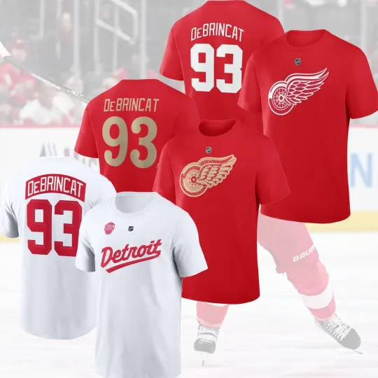 Discover Alex Debrincat #93 Detroit 2025 Player Name & Number For Fans