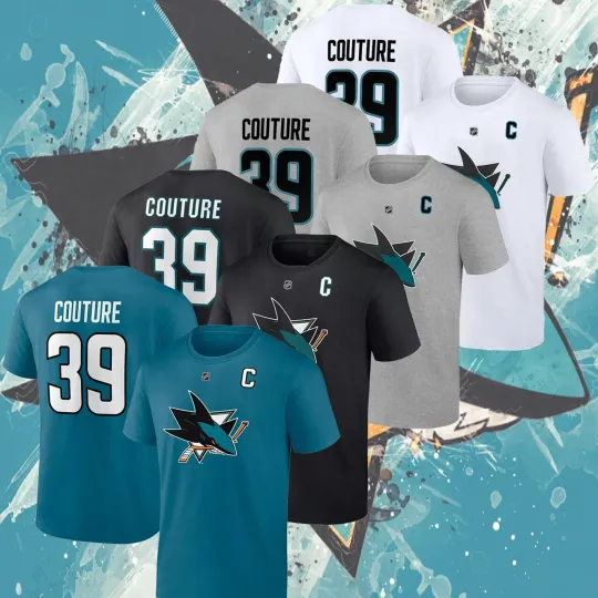 Logan Couture #39 San Jose 2025 Player Name & Number For Fans