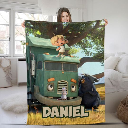 Discover Personalized Trash Truck Blanket,Trash Truck Blanket, Trash Truck Boy Blanket, Trash Truck Gifts,Birthday Boy Shirt,Hank Trash Truck NVN4Y07