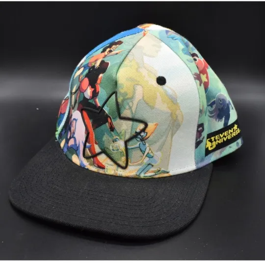 Steven Universe Adjustable Snapback Baseball Cap Hat Cartoon Network AOP