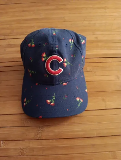 New Era Chicago Cubs Womans Floral AOP Baseball Cap Hat Strapback