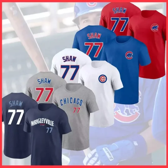Matt Shaw #77 Chicago Cubs 2025 Player Name & Number Gift For Fans
