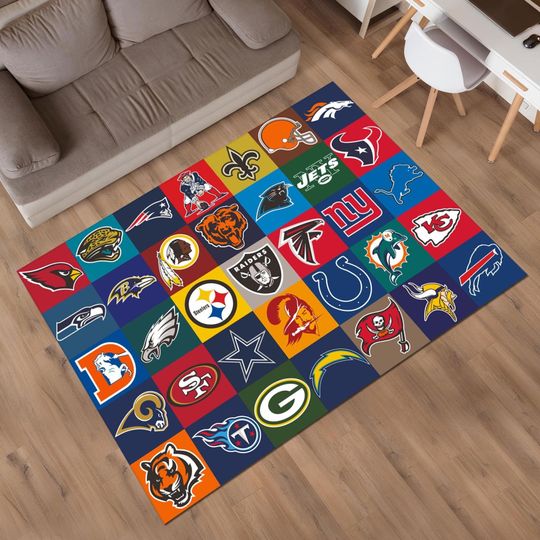 Discover American Football Team Rug,Football Rug,Sport Rug,Boys Room Rug,Custom Rug,Hypebeast Rug,Area Rug,Personalized Rug,Unique Rug,Gift For Him