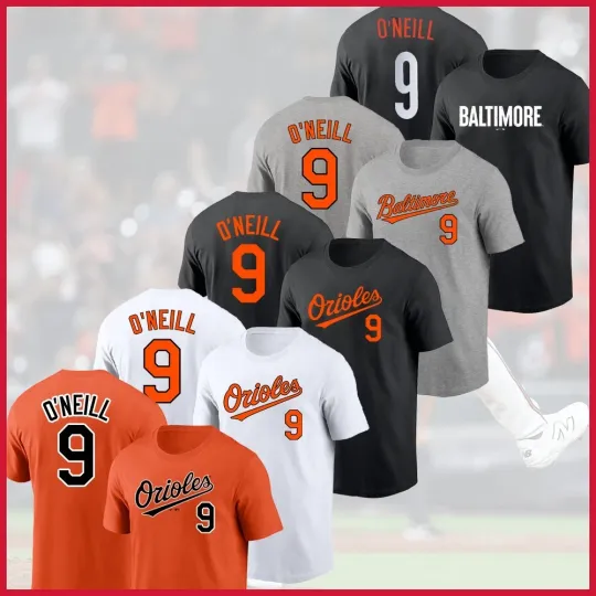 Discover SALE 30% - Tyler O'Neill #9 Baltimore Orioles 2025 Player Name & Number Gift Fan