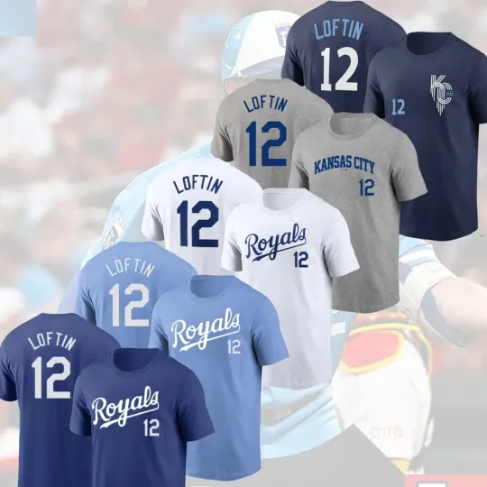 Discover Nick Loftin #12 Kansas City Name & Number FAST Ship For Fans