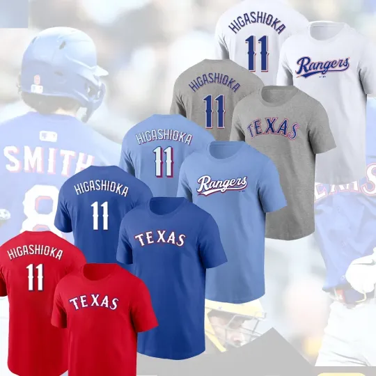 Discover Kyle Higashioka #11 Texas 2025 Player Name & Number Gift For Fans