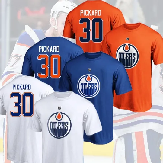 Discover Calvin Pickard #30 Edmonton 2025 Name & Number Player For Fans