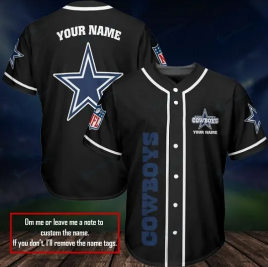 PERSONALIZED LOGO DALLAS COWBOYS Custom Print 3D Baseball Jersey Model Cool 2026