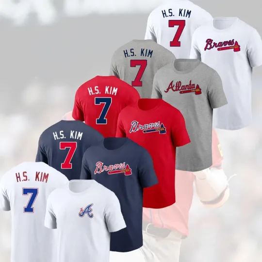 Discover Ha-Seong Kim #7 Atlanta 2025 Player Name & Number Fastship